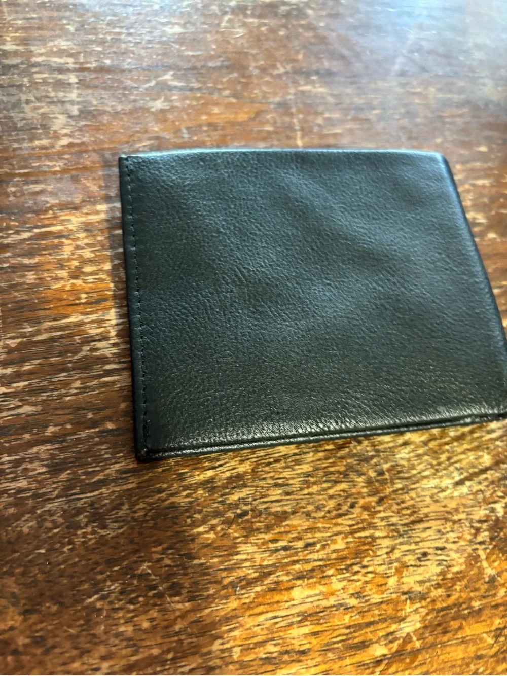 Calvin Klein Black Leather Bi-Fold Wallet by (Unbranded)